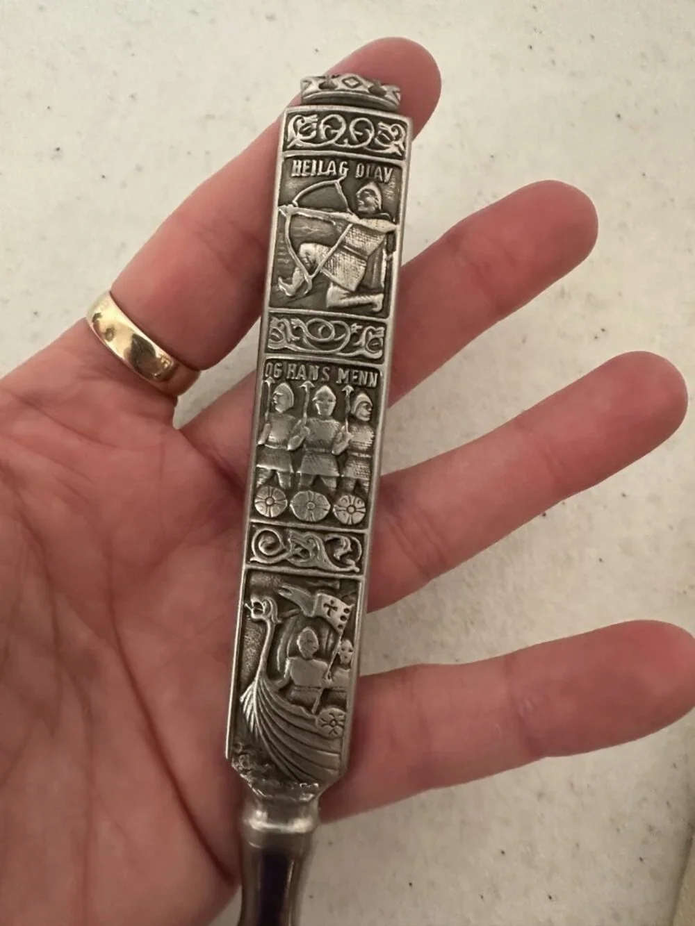 Konge Tinn bar set